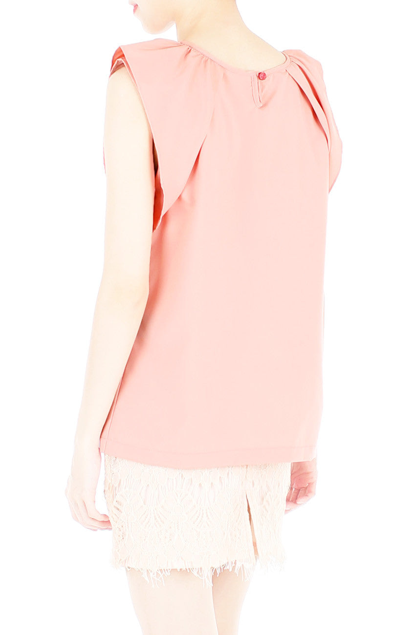 Infinite Options Sleeveless Blouse - Rose Pink