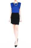 Infinite Options Sleeveless Blouse - Ultramarine Blue