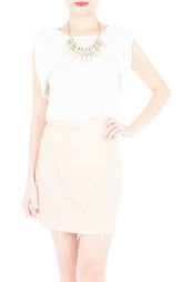 Infinite Options Sleeveless Blouse - White