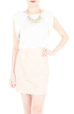 Infinite Options Sleeveless Blouse - White