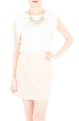 Infinite Options Sleeveless Blouse - White