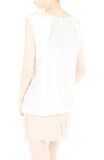 Infinite Options Sleeveless Blouse - White