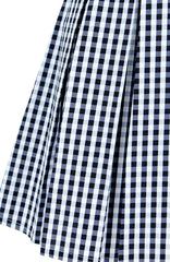 Isle Check It Out Flare Dress with Sleeves - Black
