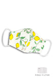 Italian Limoncello Pure Cotton Face Mask - Meringue