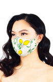 Italian Limoncello Pure Cotton Face Mask - Meringue