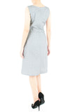 Japanese Shida Ferns Stella Dress - Porcelain White