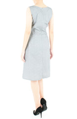 Japanese Shida Ferns Stella Dress - Porcelain White