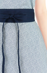 Japanese Shida Ferns Stella Dress - Porcelain White