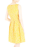 Joyful Lil’ Daisies Flare Dress - Yellow