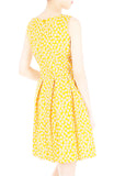 Joyful Lil’ Daisies Flare Dress - Yellow