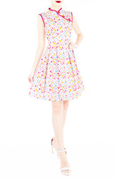 Jubilant Confetti Cheongsam Dress