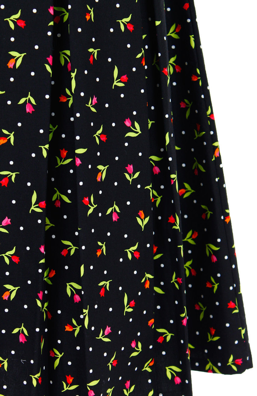Just the Tulips of Us Flare Midi Dress