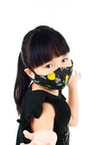 KIDS Italian Limoncello Pure Cotton Face Mask - Noir Black