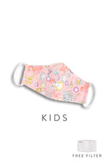 KIDS Seashells & Bubbles Pure Cotton Face Mask