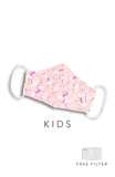 KIDS Unicorn Wonderland Pure Cotton Face Mask - Pink