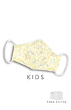 KIDS Wishing Upon A Shooting Star Pure Cotton Face Mask - Pastel Sunlight