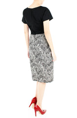 Ladylike Lace Jeane Dress - Black