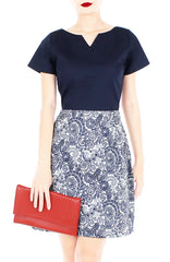 Ladylike Lace Vera Dress with Short Sleeves