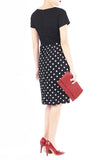 ‘Let’s Do The Polka’ Jeane Dress - Noir Black
