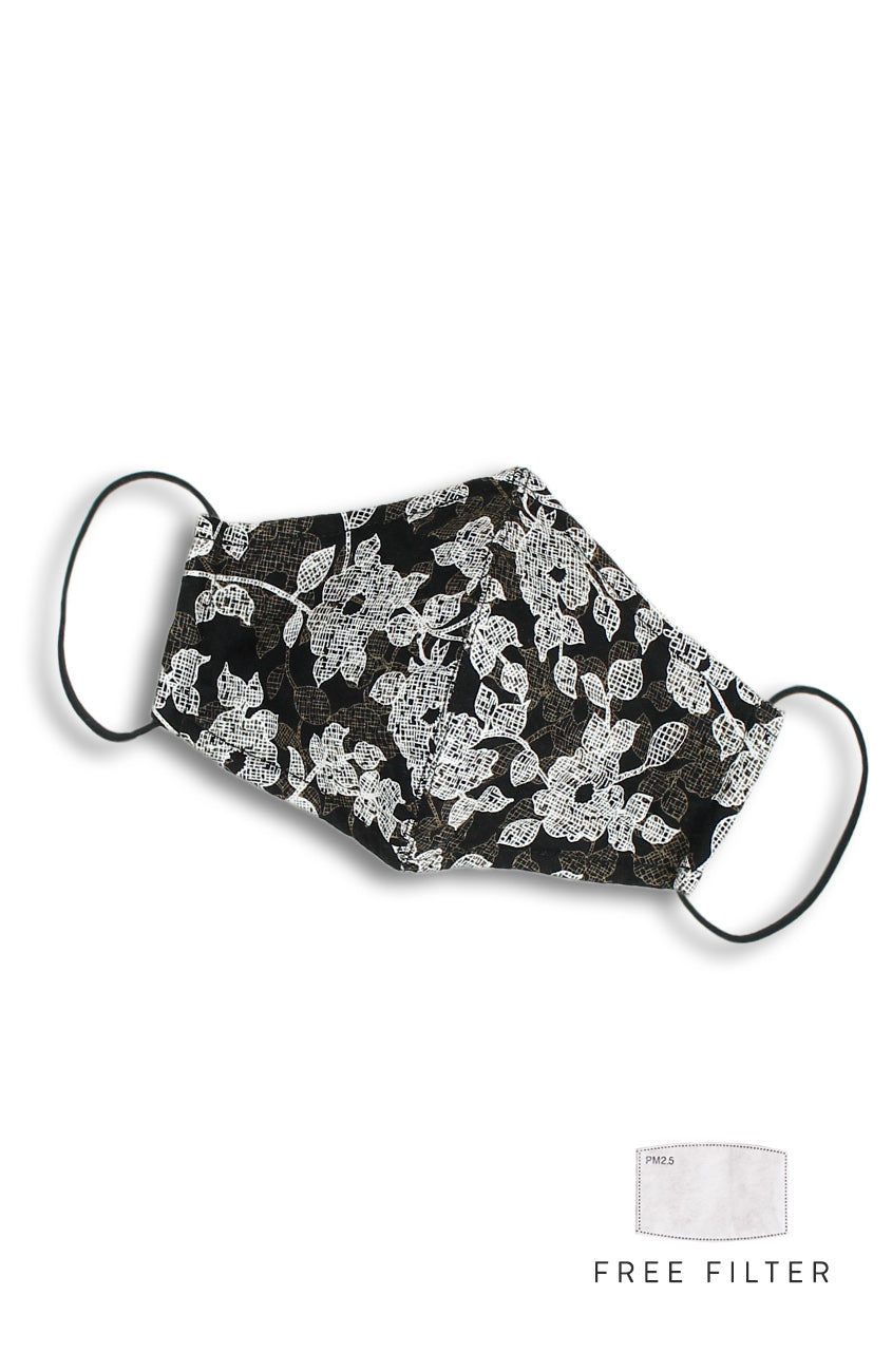 Liberty Lace Pure Cotton Face Mask