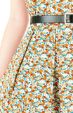 Living Lightheartedly Flare Dress with Short Sleeves