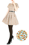 Living Lightheartedly Flare Dress with Short Sleeves