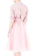 Loveliest Ballet Organza Flare Skirt - Ballet Pink