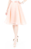 Loveliest Ballet Organza Flare Skirt - Light Peach