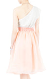 Loveliest Ballet Organza Flare Skirt - Light Peach
