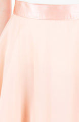 Loveliest Ballet Organza Flare Skirt - Light Peach