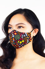 Lush Forest Ferns Pure Cotton Face Mask - Autumn