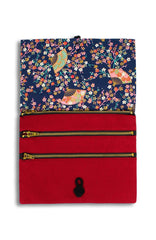 Magnificent Sakura ANGPAO Organizer Clutch in Symphony Blue