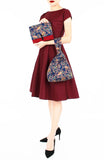 Magnificent Sakura ANGPAO Organizer Clutch in Symphony Blue