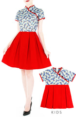 Majestic Porcelain Cheongsam Dress