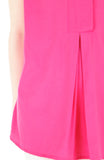 Mandarin Manor Long Blouse - Hot Pink