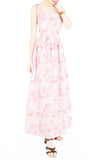 Mediterranean Mosaique Getaway Maxi Dress - Red