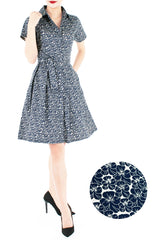 Midnight Blooms Anna Shirtdress