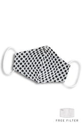 Mizutama Dots Pure Cotton Face Mask