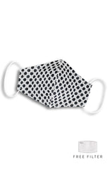 Mizutama Dots Pure Cotton Face Mask