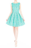 Modernist Stained Glass Art Flare Dress