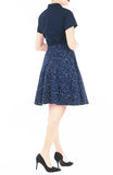 Moonlight Galaxy Clara Dress - Midnight Blue