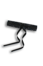 Moonlight Galaxy Obi Belt - Onyx Black