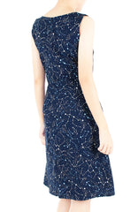 Moonlight Galaxy Stella Dress – Midnight Blue
