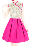 Mystical Dove & Sakura Cheongsam Dress