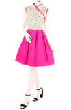 Mystical Dove & Sakura Cheongsam Dress