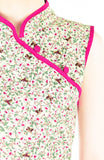 Mystical Dove & Sakura Cheongsam Dress