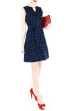 Nautical Chronicals A-Line Button Down Dress