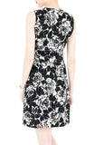 Night Rose A-Line Button Down Dress