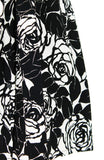 Night Rose A-Line Button Down Dress