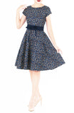 Night Prairie Flare Tea Dress